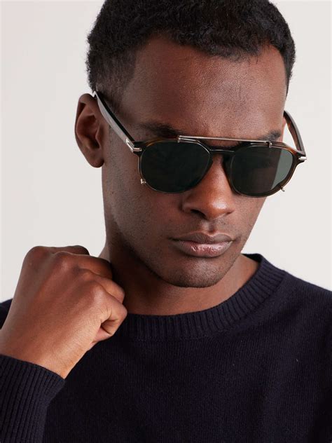 Dior Men's Acetate Round Sunglasses 